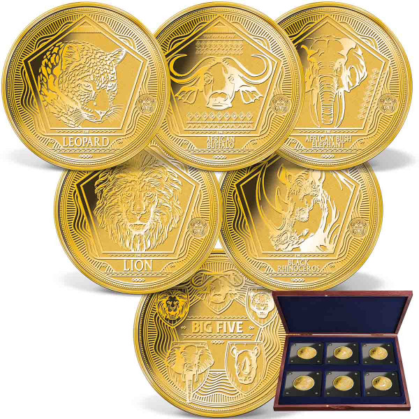 6er Komplett-Set Feingoldmünzen "Big Five" CH_1739566_1