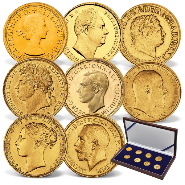 8er Goldmünzen-Set "200 Jahre Sovereigns" CH_2460232_1