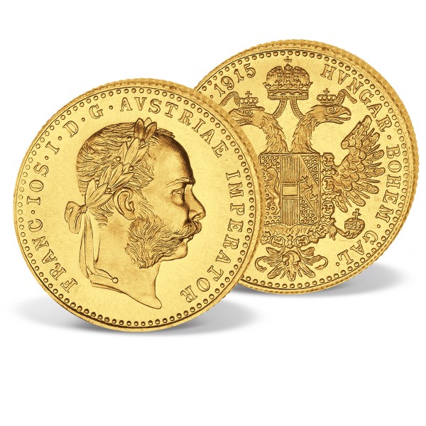 Goldmünze 1 Gold Dukat Österreich "Franz Joseph I." CH_2460122_1
