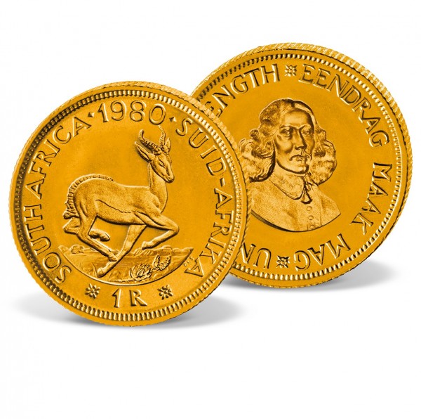Goldmünze 1 Rand Südafrika 1961 - 1983 CH_1550005_1