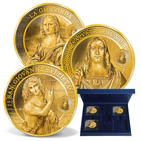 3er Komplett-Set 1/200 Unze Feingold-Münzen "Da Vinci" CH_1739476_1