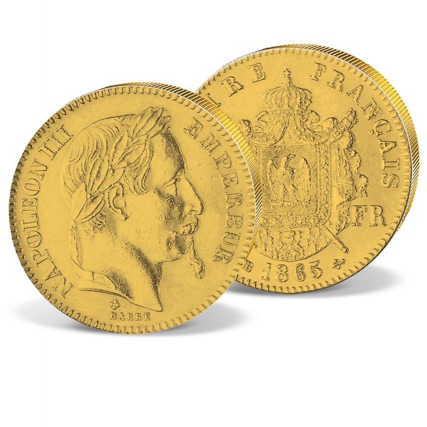 20 Francs Frankreich  Lorbeer Napoleon III. CH_2460022_1