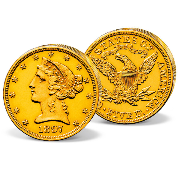 Goldmünze USA 5 Dollar 1897 "Liberty Head" CH_2711468_1