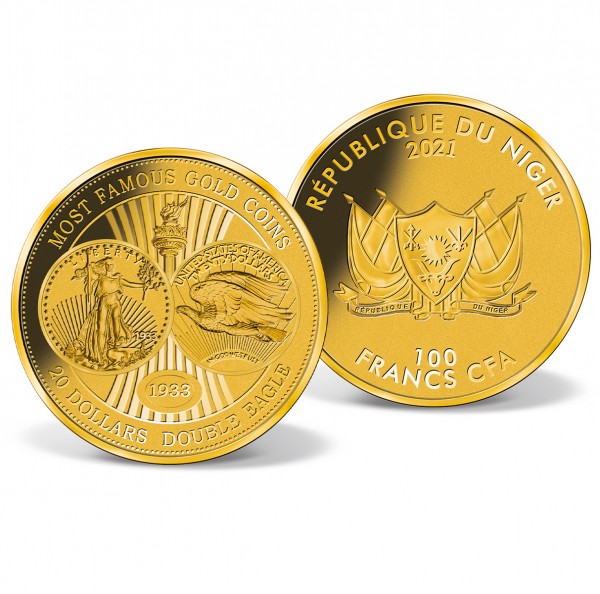 Goldmünze 100 CFA "20 Dollars Double Eagle" CH_1739518_1